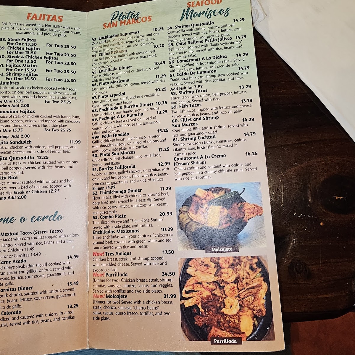 San Marcos Mexican Grill Menu - Image 4